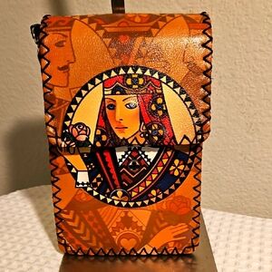 Artistic Queen Leather Crossbody